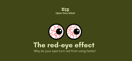 Why do you get red eyes from smoking weed?